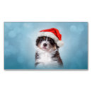 Search for santa business cards Cute