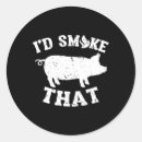 Search for vintage pig stickers Grill setup