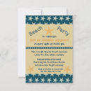 Search for beach engagement party invitations Starfish