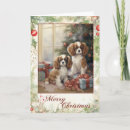 Search for cavalier king charles spaniel christmas cards Animal