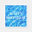 Search for swimming pool napkins Birthday