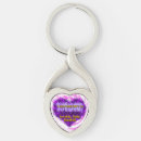 Search for a little twisted key rings For her