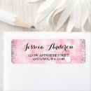 Search for silver sweet 16 return address labels Pink