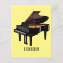 Search for music keyboard postcards Pianist