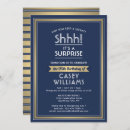 Search for navy and gold birthday invitations Adult birthday party