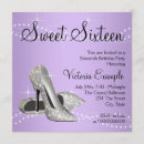 Search for purple 17th birthday invitations Lavender