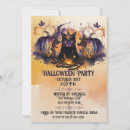 Search for autumn halloween invitations Purple