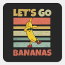 Search for funny banana stickers Yellow
