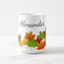Search for oak leaf mugs Thanksgiving