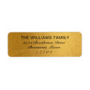 Search for foil gold return address labels Glam