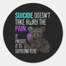Search for take away stickers Suicide prevention