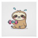 Search for cartoon gym posters Sloth