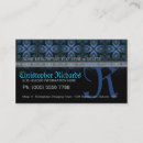 Search for mediaeval business cards Elegant
