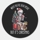 Search for dead inside stickers Santa