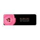 Search for pink tulip return address labels Modern