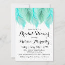 Search for feather bridal shower invitations Modern