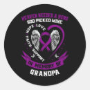 Search for pancreatic cancer stickers Purple