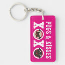 Search for black pug key rings Pugs