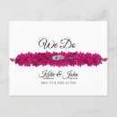 Search for fuchsia wedding postcards Floral