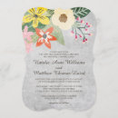 Search for yellow and gray wedding invitations Floral