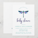 Search for dragonfly baby shower invitations Watercolor