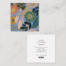 Search for flower shape business cards Customer