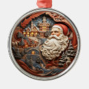 Search for 3d christmas tree decorations Santa claus