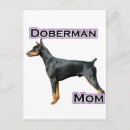 Search for doberman mom postcards Dobie
