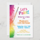 Search for kids painting party invitations Craft