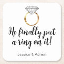 Search for engagement coasters Engaged