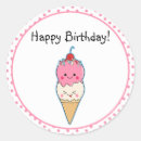 Search for cartoon ice cream stickers Pink