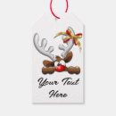 Search for funny christmas cartoons gift tags Reindeer