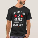 Search for 12 year anniversary tshirts Still