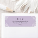 Search for purple lilacs return address labels Vintage