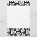 Search for simple stationery paper Black and white