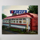 Search for diner signs posters Red