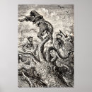 Search for vintage octopus posters Black