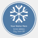 Search for ice blue snowflakes stickers Blue and white