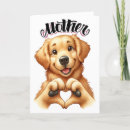 Search for golden retriever mothers day cards Pets