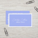 Search for cornflower business cards Plain
