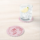 Search for quirky coasters Pink and red