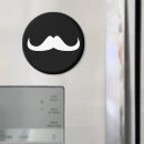 Search for mustache white magnets Black and white