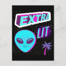 Search for extra postcards Alien