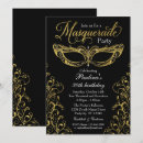 Search for mask sweet 16 invitations Masquerade birthday party