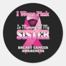 Search for my sister stickers Breast cancer