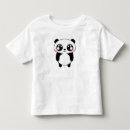 Search for panda toddler tshirts Kawaii