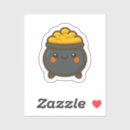 Search for gold coins stickers Pot of gold