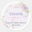 Search for lilac baby shower stickers Floral