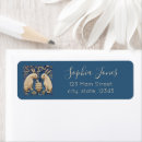 Search for arts and crafts return address labels Blue