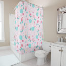 Search for pink and turquoise shower curtains For kids